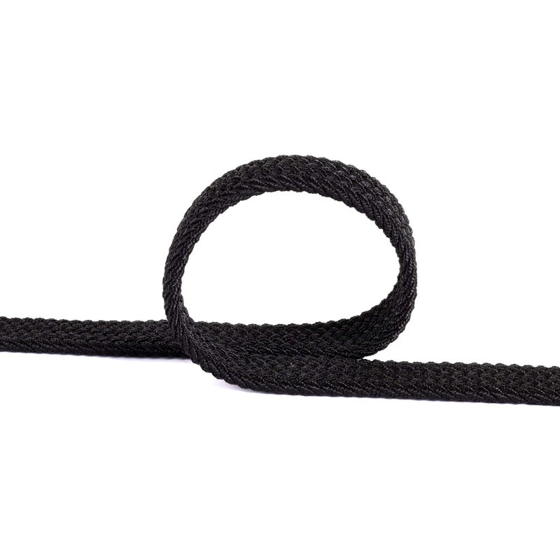 Mile High Life Young Boys Girls | Braided Stretch Elastic Belt | Pin Prong Buckle | Loop End Tip | 1" width (Black, Waist 22"-24â€) - Image 4